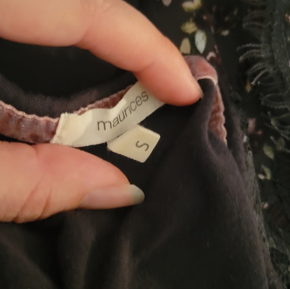 Maurices Floral Tank Top With Fringe - Picture 8 of 10